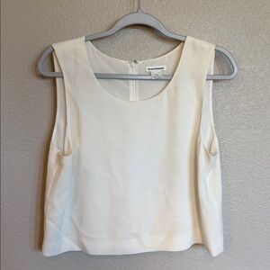 Club Monaco Ivory Sleeveless Top